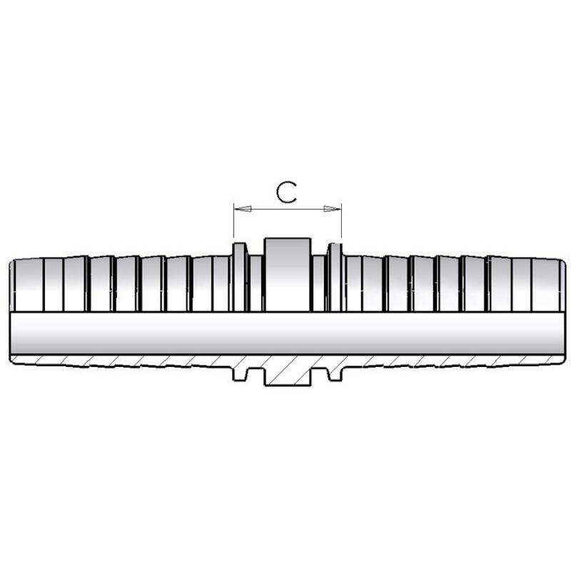 DUBBELE PERSKOPP.HD-REIN.D050 1/2"-1/2"  INTERPUMP