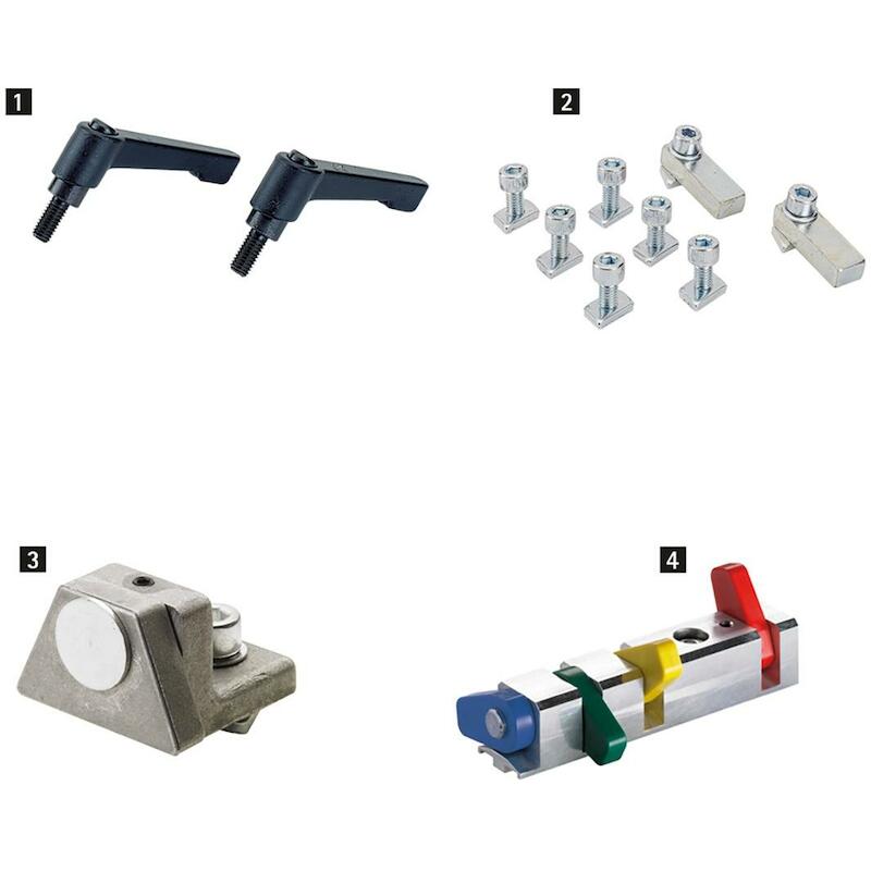 HETTICH 072151 SET VASTZETAANSLAGEN LINIAAL  72151