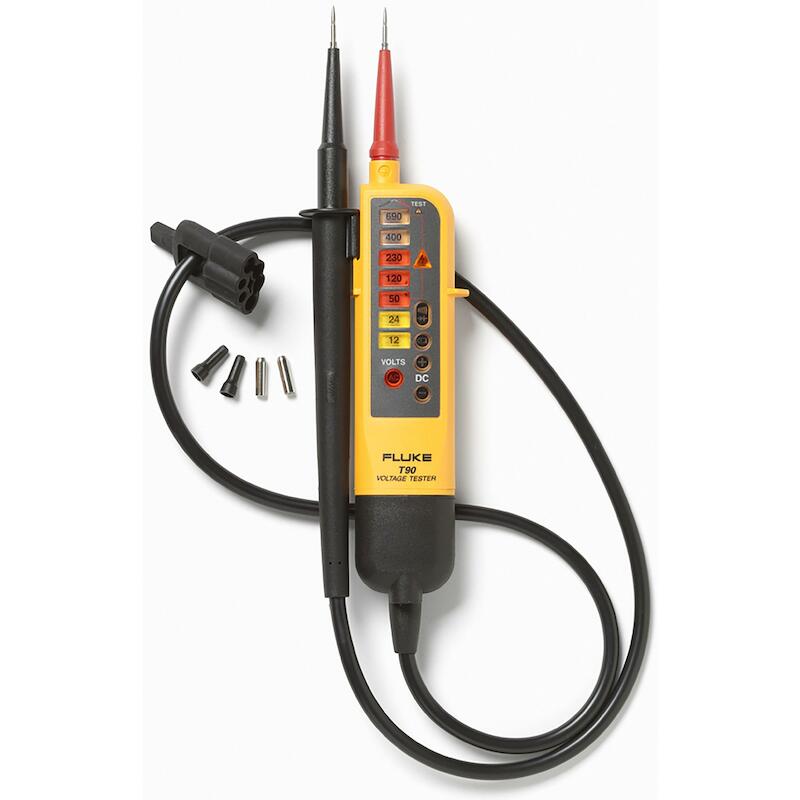 SPANNINGSTESTER 12-690V     FLUKE-T90 2XAA   FLUKE