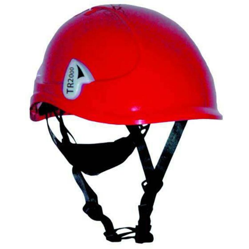 CASQUE SÉC.45-62CM JUGUL.4P.TR2000 ROUGE   TRACTEL