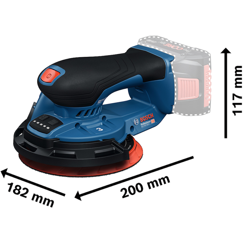EXC.ACCUSCHUURMACH.18V/BODY GEX 18V-150-3    BOSCH