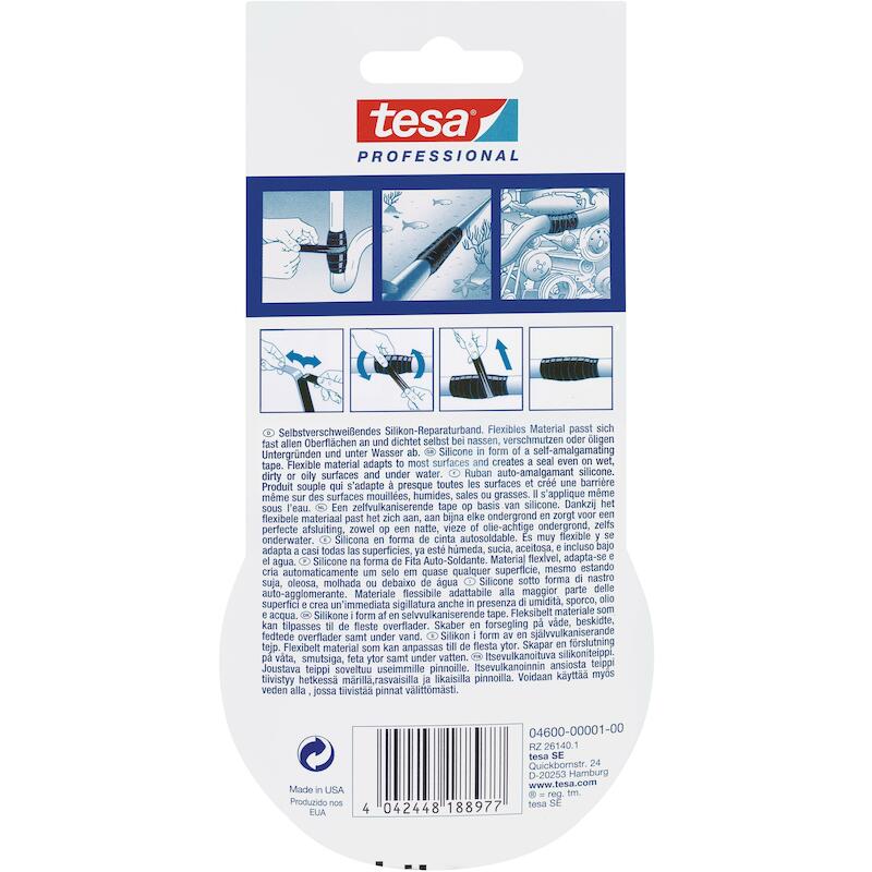 RUBAN ADH.XTREME COND. NOIR 4600 25MM X 10M   TESA