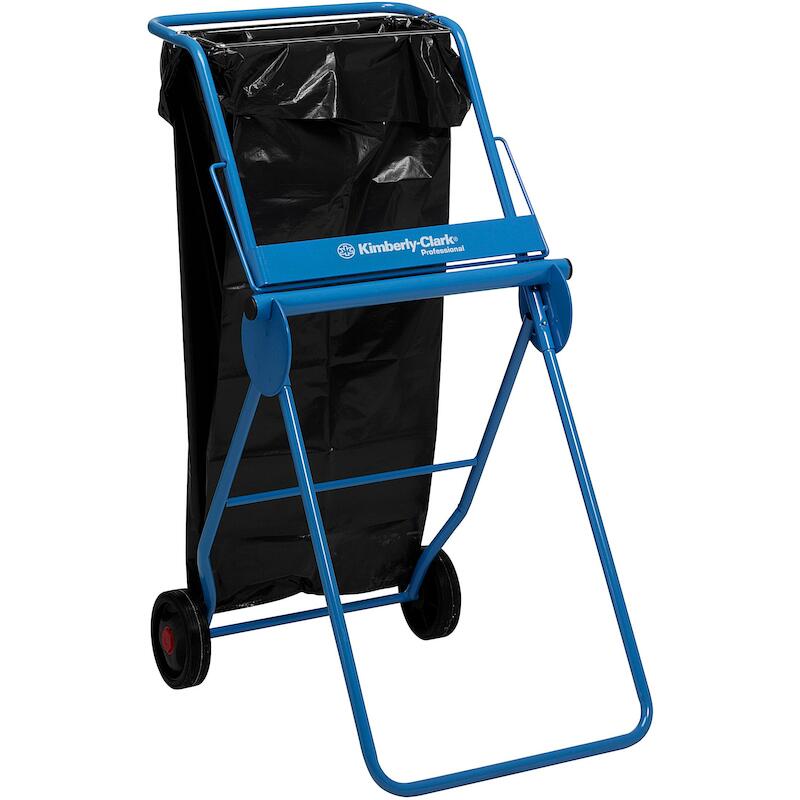 VLOERDISPENSER MOBIEL BLAUW METAAL     6155