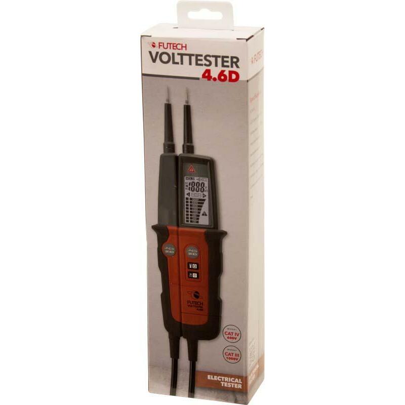 TESTEUR DE TENSION 12-1000V 4.6D 2XAAA      FUTECH