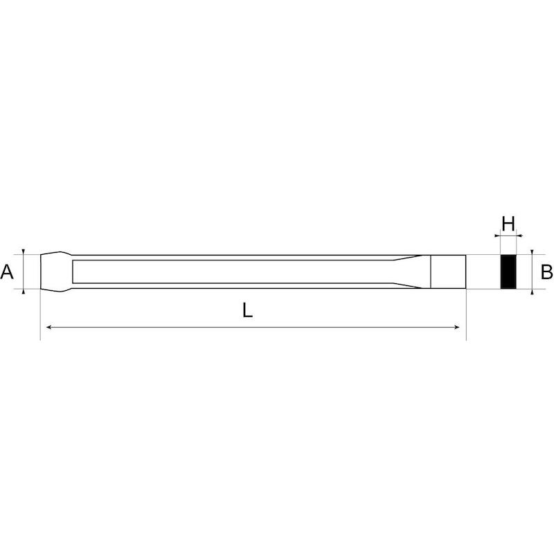 PLATTE BEITEL 400X26X13MM   8740             BAHCO
