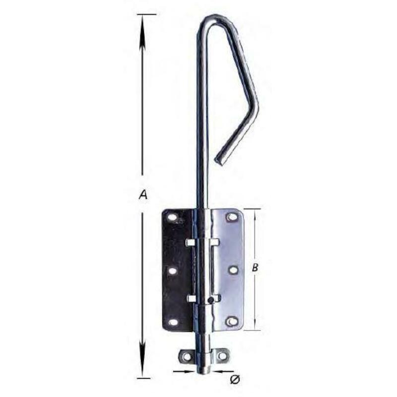 VERROU BAIONETTE 320MM D15  1-1012-320 ZN