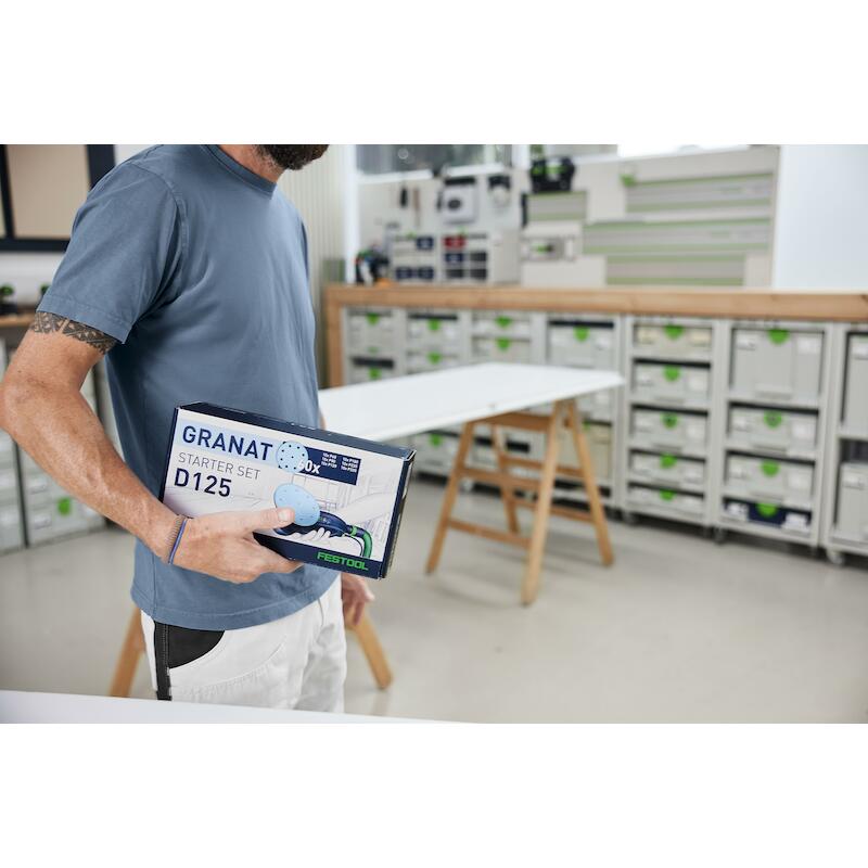 JEU DISQUES ABRAS. 125MM    578668 GRANAT  FESTOOL