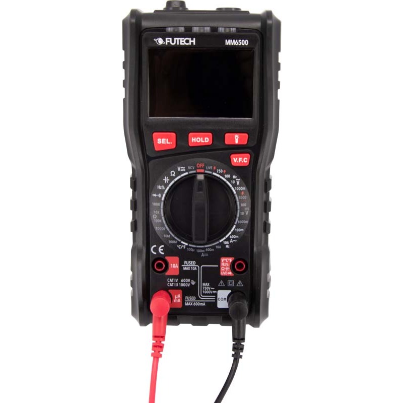 Futech - Digital multimeter - MM6500 - cat III 1000 V - 03246021