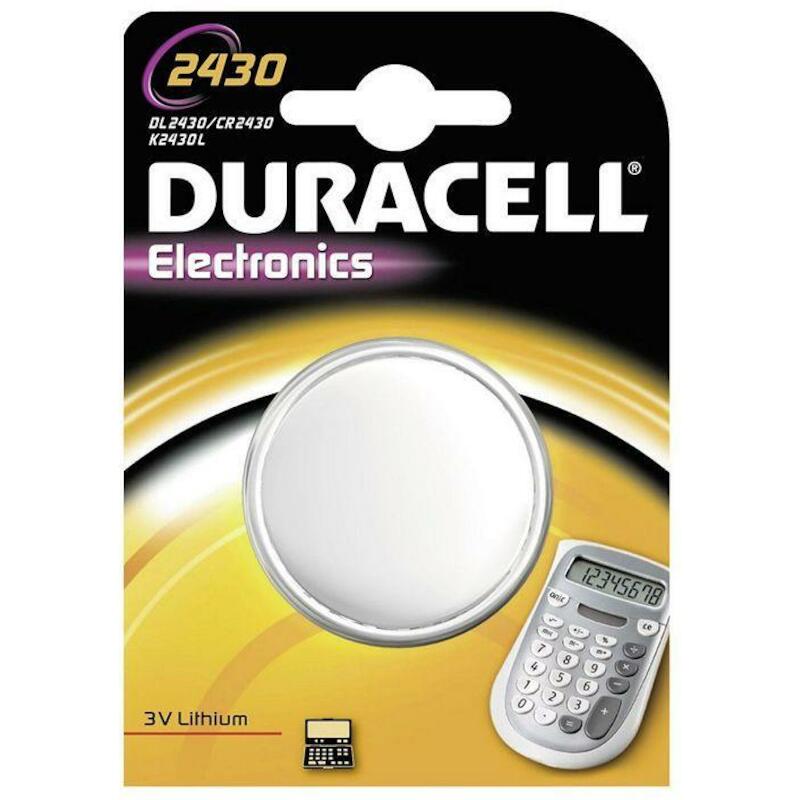 PILE BOUTON LITHIUM 3V 3X24 DL2430        DURACELL