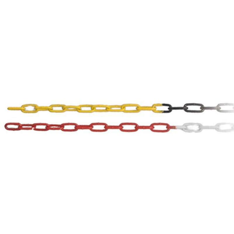 CHAINE SIGNALIS. PVC 8MM    SIKETTRW8 - ROUGE/BLAN