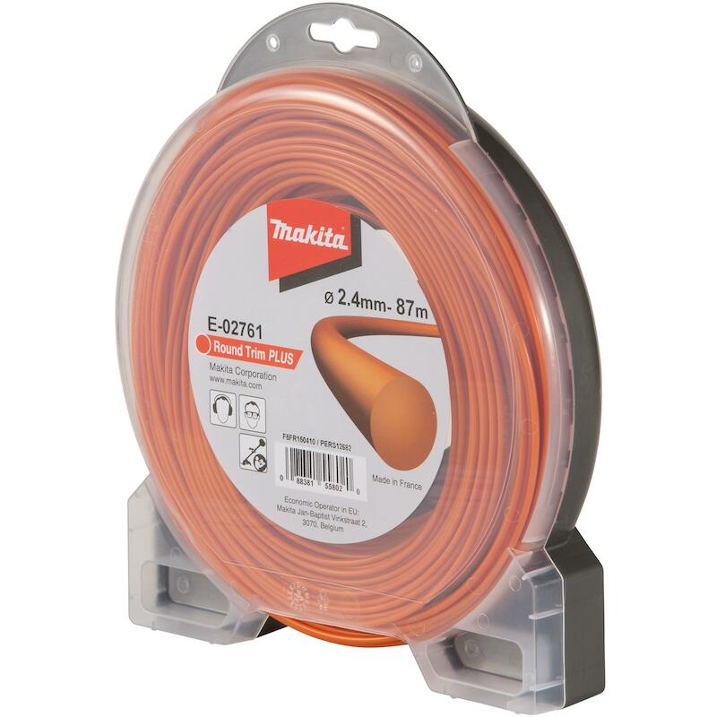 NYLONDRAAD TYPE ROND PLUS, 2,4 MM X 87 M - E-02761 - MAKITA