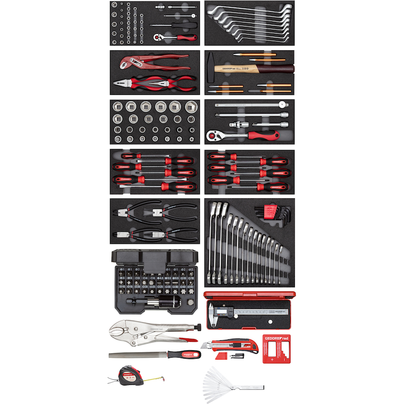 GEREEDSCHAPSWAGEN MECHANIC  R2156 (166ST)GEDORE RE
