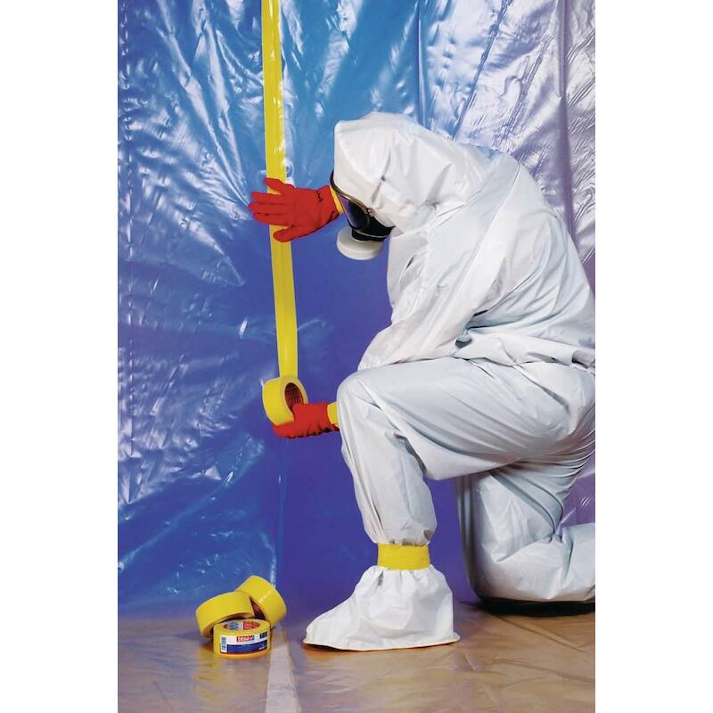 KLEEFBAND - TESA 04688 TESABAND PE-GEËXTRUDEERD TEXTIEL - ZWART 50 MM X 50 M