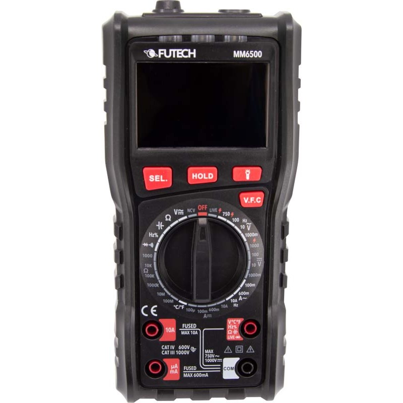 Futech - Digital multimeter - MM6500 - cat III 1000 V - 03246021