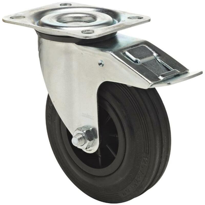 ROUL.PIVOTANTE AVEC FREIN   BPPM 0801 2100 -  50KG