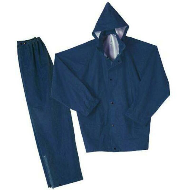 ENSEMBLE PLUIE PVC PU/PES   LEVAN BLEU    L OPSIAL
