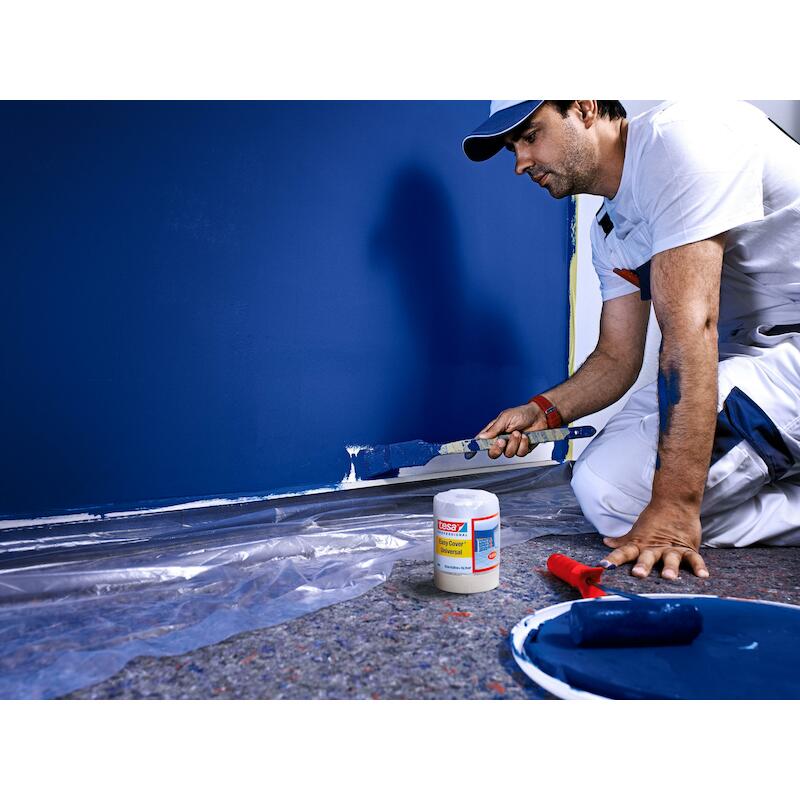 KLEEFBAND - TESA 04368 EASY COVER LICHT GECRÊPT PAPIER - TRANSPARANT 2600 MM X 17 M