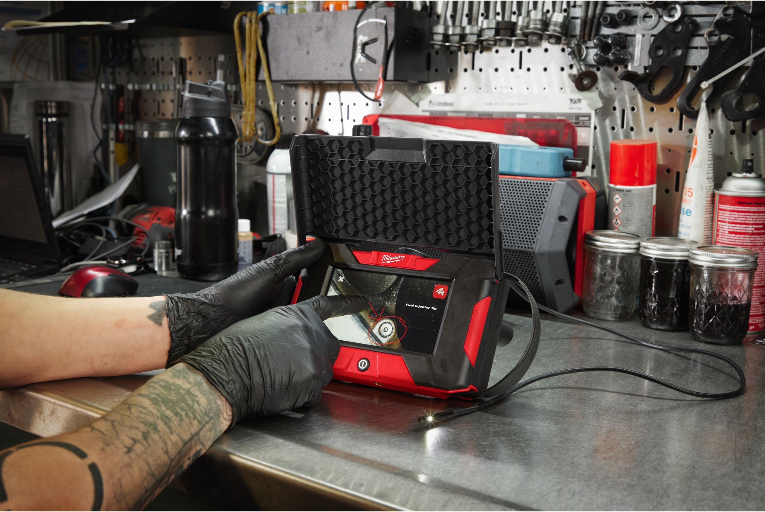 ACCU-INSPECTIECAMERA 12V/B. M12 APB-0C   MILWAUKEE