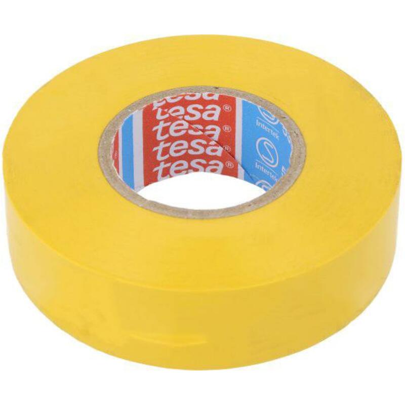 TOILE ISOL.TESAFLEX JAUNE   53988  19MM X 20M TESA