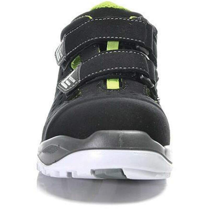 Elten - Safety sandal Impulse green Easy esd S1PS - Low - Size 43 - Black/green - 02651891