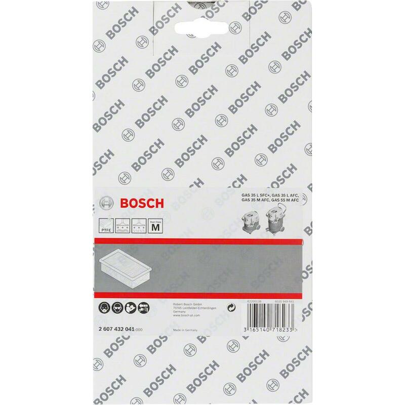 FILTRÉ PLISSÉ PLAT PTFE     2607432041       BOSCH