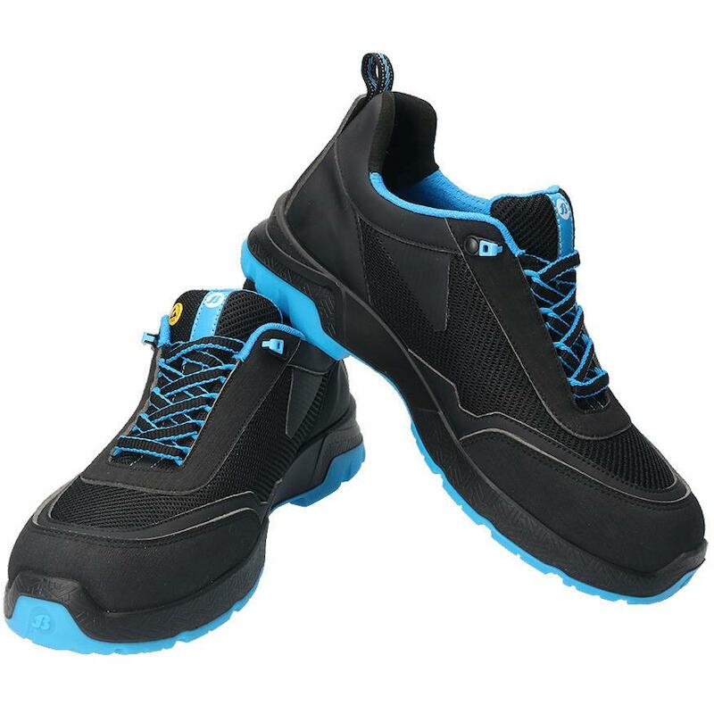 LAGE SCHOEN ESD W - BATA SUMM TWO - S3 ZWART EN BLAUW 47