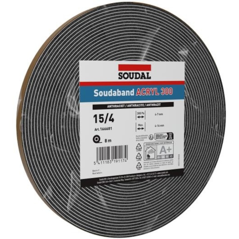 JOINT MOUSSE GRIS 20/4-16   SOUDABAND ACRYL 300