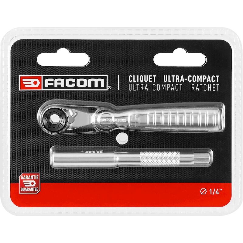 RATELSLEUTEL/BITHOUDER 1/4" R.PEPB           FACOM