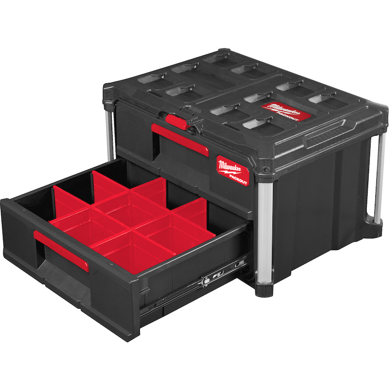 COFFR D'OUTILS 2 TIROIRS    4932472129   MILWAUKEE