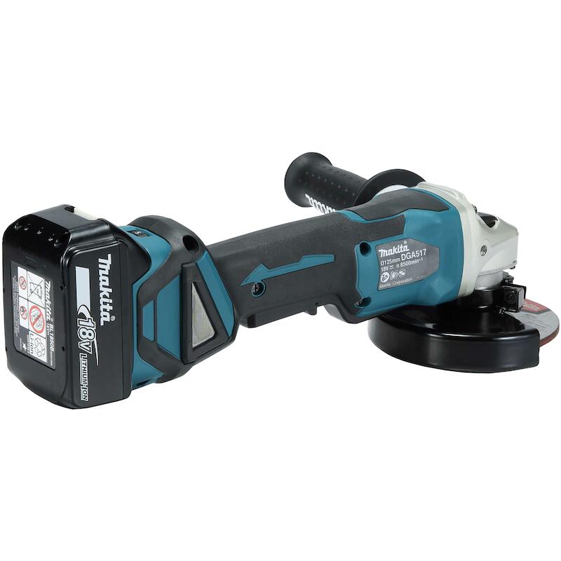 CORDLESS ANGLE GRINDER LXT 18V - DGA517RTJ - MAKITA