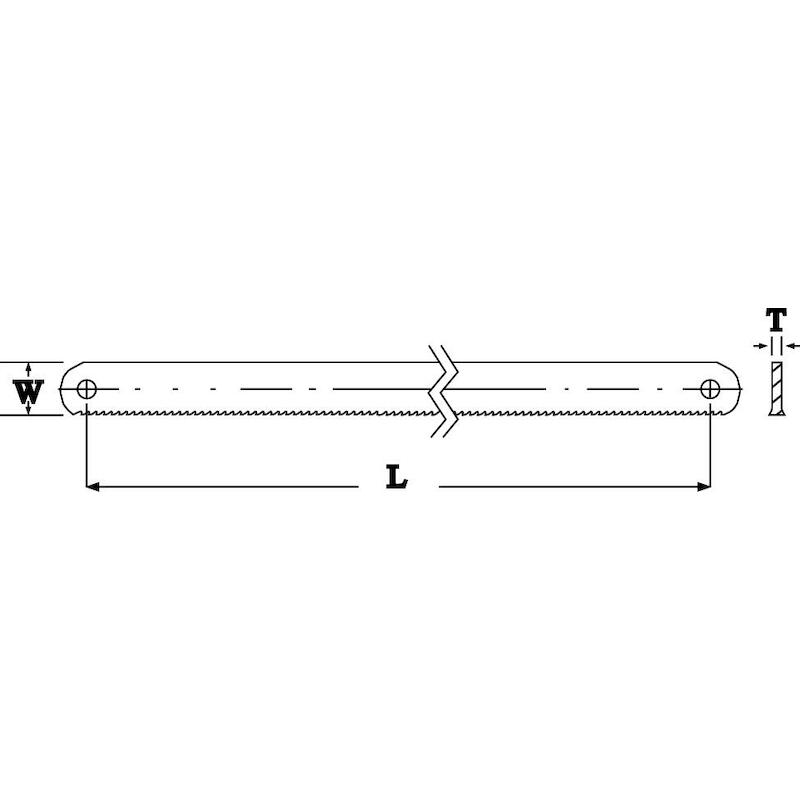 LAME DE SCIE 300X13X0,65    3906-300-18-100  BAHCO