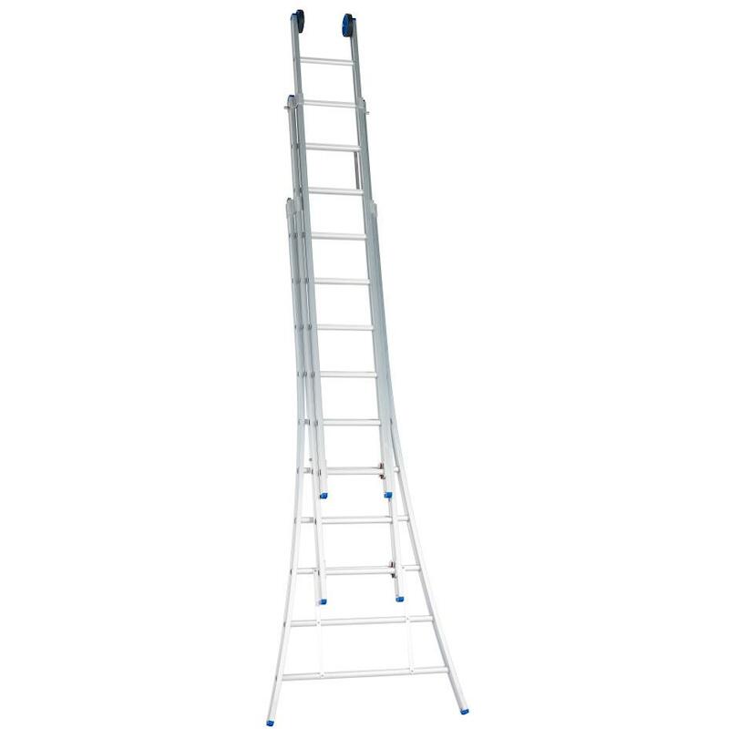 LADDER OPEN VOET   3X10 SPORTEN D10 - 6,25M SOLIDE