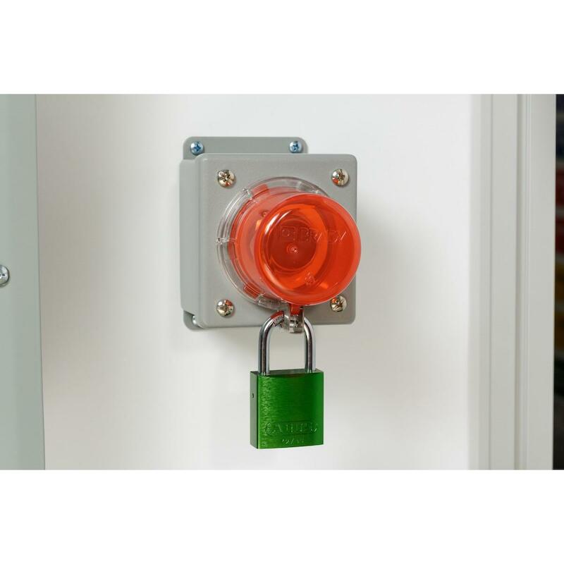 VERGRENDELING - BRADY 814066 - ROOD (6 EA)