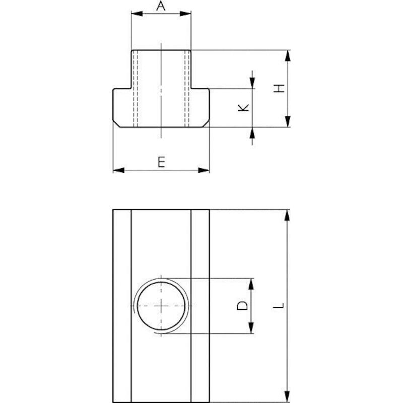 TASSEAU LONGUE              508L / M14X16      AMF