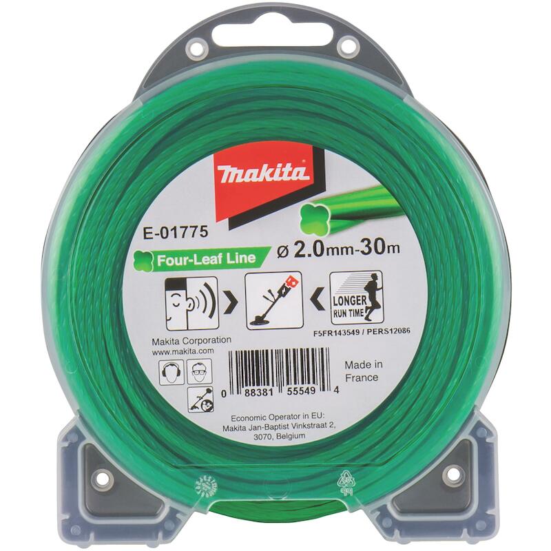 FIL NYLON HÉLICOÏDAL POUR DÉBROUSSAILLEUSE À BATTERIE - E-01775 - MAKITA