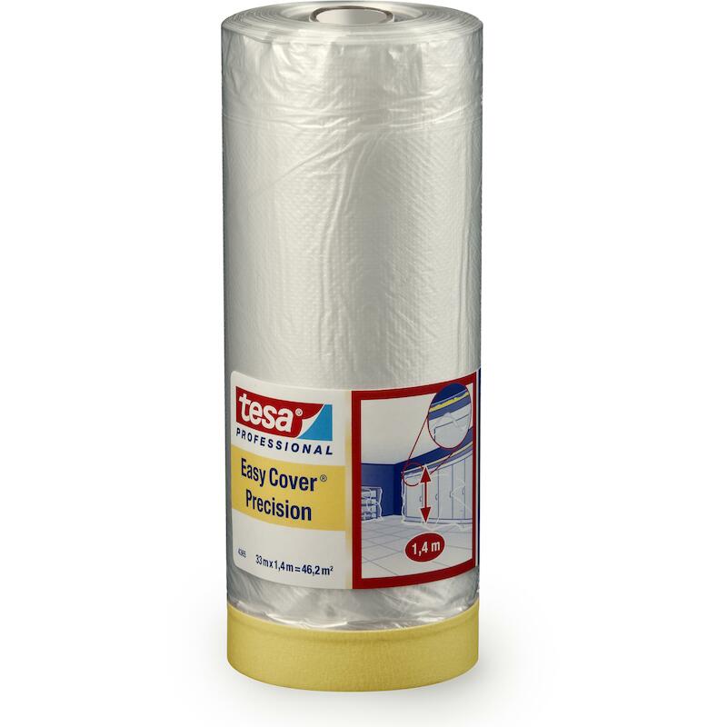 KLEEFBAND - TESA 04365 EASY COVER VLAK PAPIER - TRANSPARANT 1400 MM X 33 M