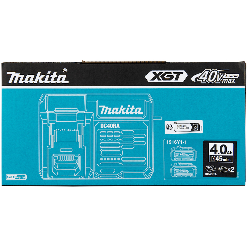 ACCU 40V/2X4AH + CHARGEUR   1916Y1-1        MAKITA