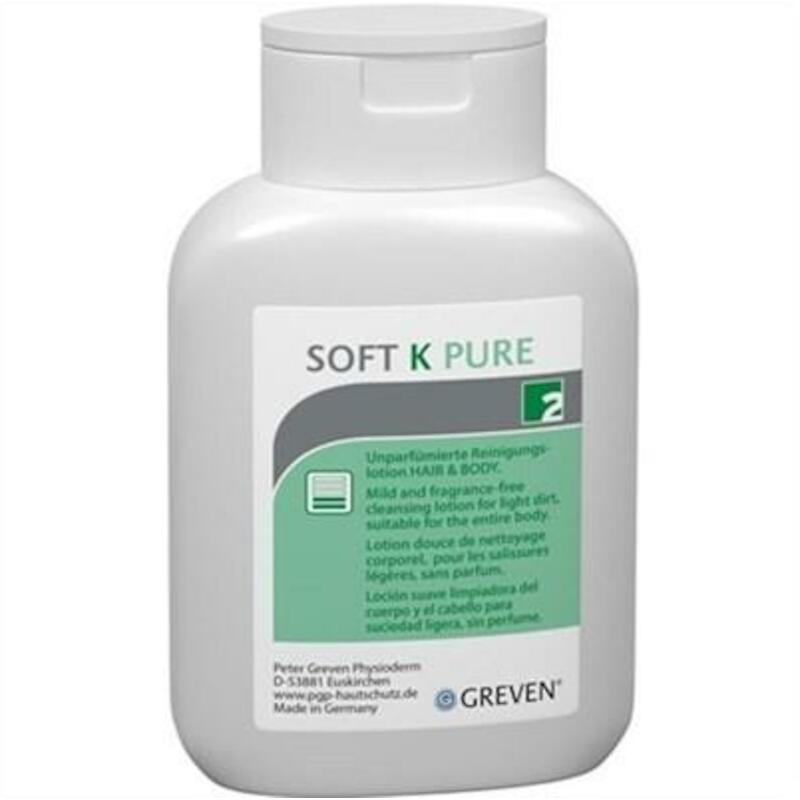 HUIDREINIGER FLES/250ML     SOFT K PURE     GREVEN