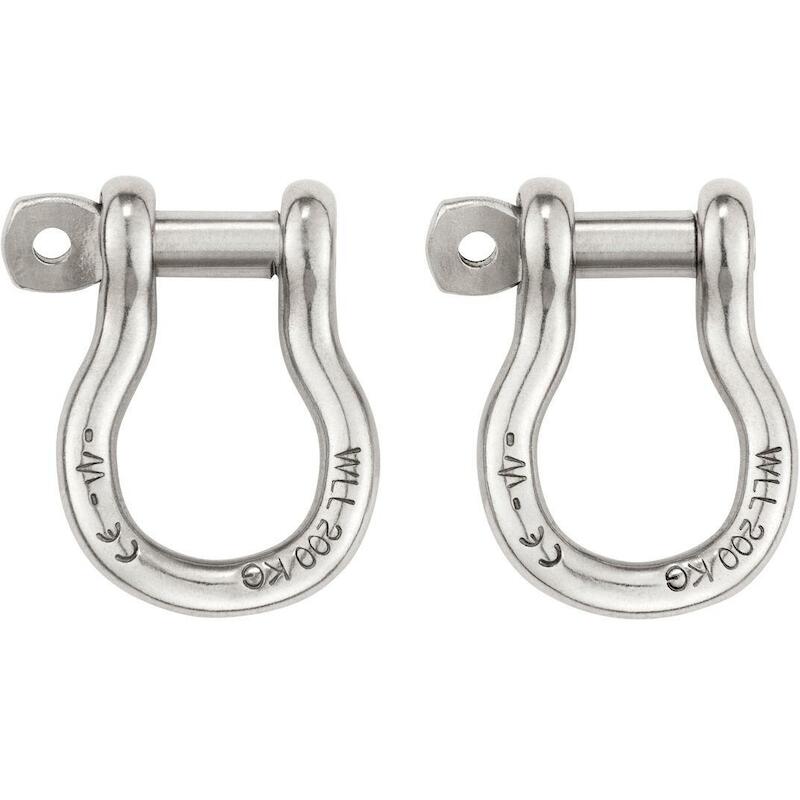 KARABIJNHAAK RVS KLIMGORDEL C087AA00   (2ST) PETZL