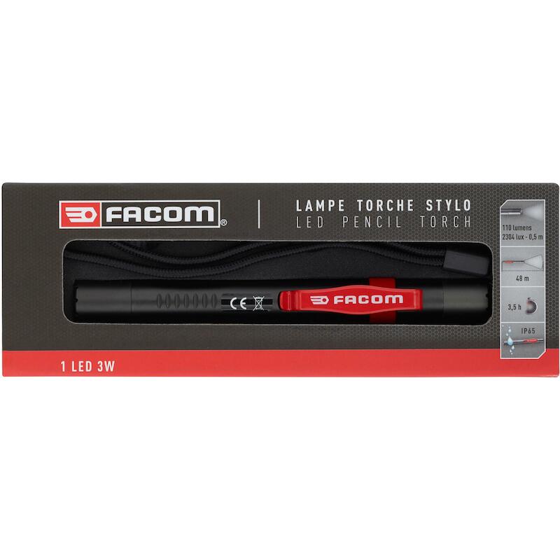 LAMPE STYLO LED 1X3W 110LM  779.PBTPB 2XAAA  FACOM