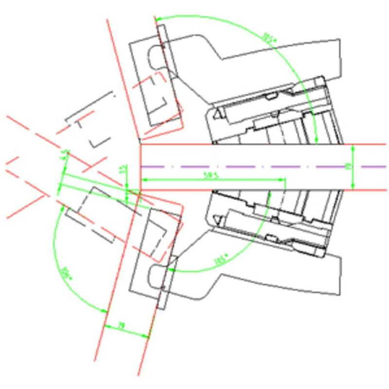 ADAPTAT.D'ANGLE PLAQUE MONT.79349 5°       HETTICH