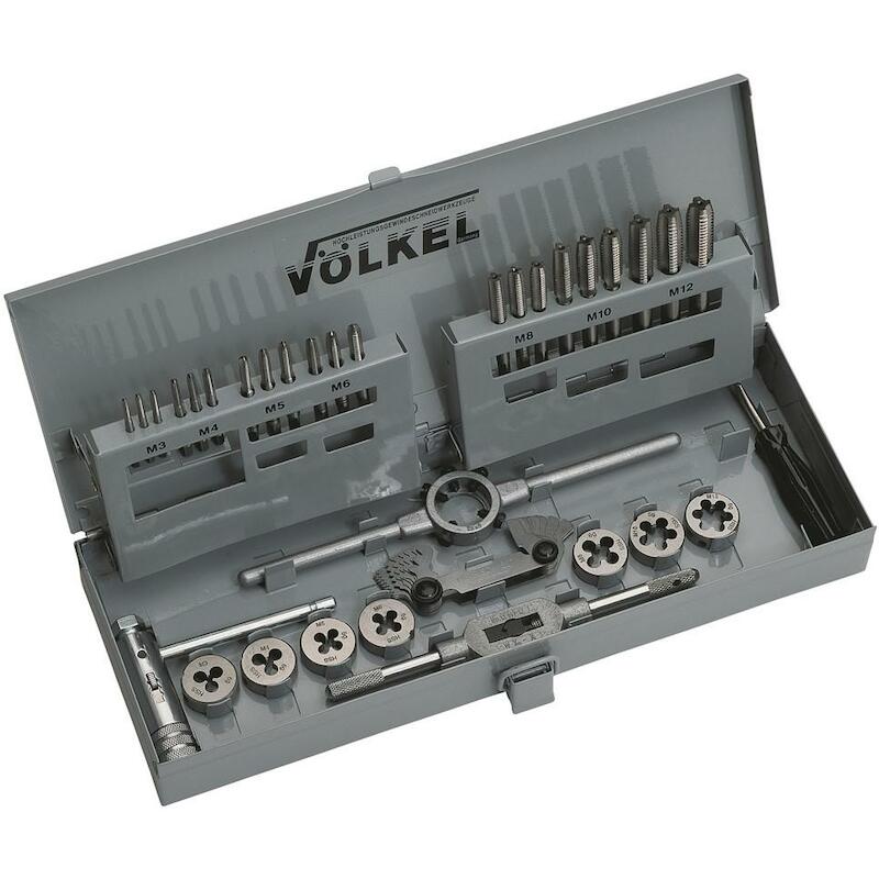 Volkel - Threading tool set - PV12 - hss-g - M3-M12 - 51051060