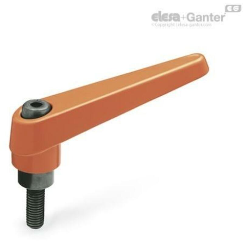 KLEMHENDEL VERSTELB.ORANJE  101-18-M8-32-OS GANTER