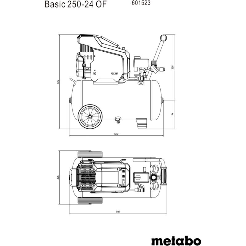 COMPRESSOR 1,5KW            250-24 OF       METABO