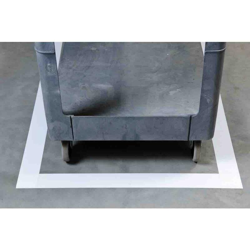 VLOERMARKERINGSTAPE - BRADY 104341 - WIT 76,2 MMX30 M