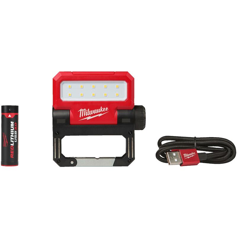 Milwaukee - Projecteur de chantier sans fil - L4 FFL-301 - 4 V - 1x 3,0 Ah - 550 lm - 03205909