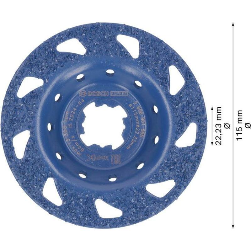 MEULE ASSIETE DIAMANT 115MM 2608901685 MEDIUM BOSC