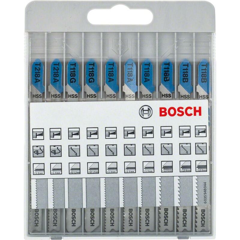 DECOUPEERZAAGBLADENSET  MET.2607010631 (10ST)BOSCH