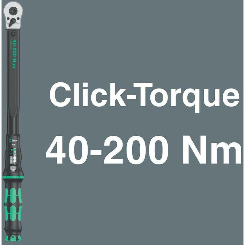 MOMENTSLEUTELSET 1/2"(11ST) CLICK-TORQUE C 3 SET 2