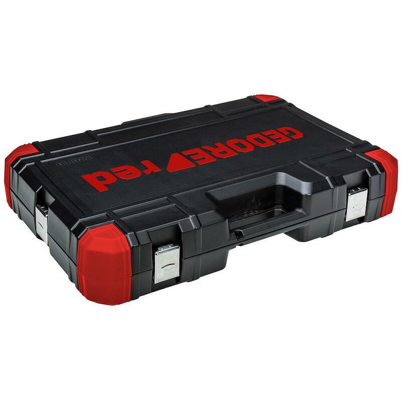 RATEL+HANDDOPPEN 1/4"+1/2"  R4600(100ST)GEDORE RED